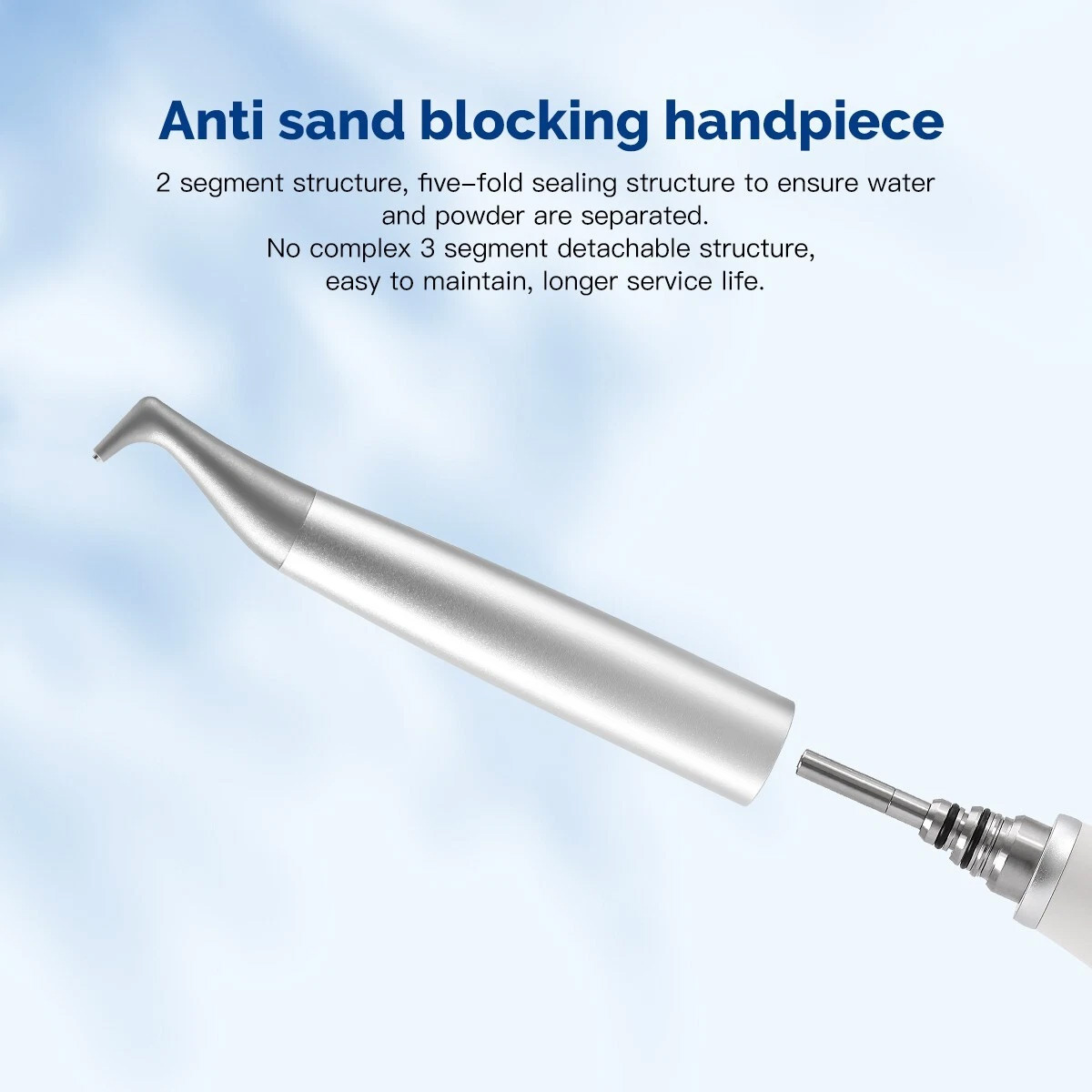 Vrn AH-1/AH-2 Dental Air Polisher Nozzle / Hygiene Prophy Air Flow Handpiece Compatible EMS Air-Flow
